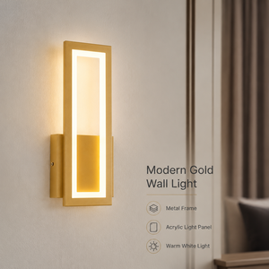 Modern Indoor Decorative Acrylic <b>Led</b> Wall <b>Light</b> 15W Metal Frame CCT Selectable Mounted For Bedroom Living <b>Room</b> - Product Image 2