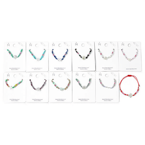 Set di 12 Braccialetti con Perline in Acciaio Inossidabile, Gioielli Artigianali alla Moda - Product Image 2