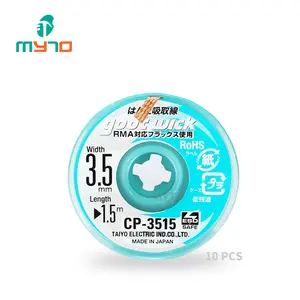 Myto Goot Solder Sumbu Sepuluh Gulungan CP-3515 Kawat Penghilang Timah 3.5Mm * 1.5M