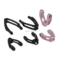 Support arrière de moto en acier inoxydable anodisé orange avec EDM pour extension de bras oscillant et installation de tendeur de chaîne