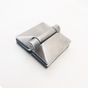 Charnière à fermeture automatique verre à verre Clôture de <span class=keywords><strong>piscine</strong></span> à 180 degrés en acier inoxydable - Product Image 1