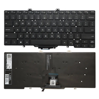 Clavier de remplacement pour Dell Latitude 5480 5490 E5470 E5450, clavier interne anglais américain avec pointeur, rétroéclairage noir