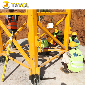 Kỹ thuật máy móc cẩu tháp 8 tấn 10 tấn Trung Quốc Thương hiệu Flat Top cẩu tháp cho công trường xây dựng - Product Image 5