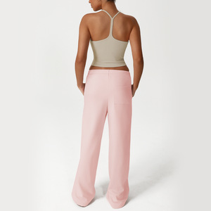 2025 nuovo gilet da Yoga da <span class=keywords><strong>donna</strong></span> per il tempo libero Set da <span class=keywords><strong>donna</strong></span> Yoga da palestra Set da <span class=keywords><strong>Fitness</strong></span> per il tempo libero pantaloni sportivi ad asciugatura rapida <span class=keywords><strong>maglia</strong></span> a maniche lunghe - Product Image 3