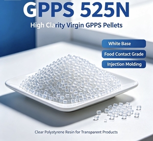 Granulés de plastique vierges GPPS STL 525, ignifuges UL94 HB, qualité moulage par injection, haute transparence, polystyrène pour contact alimentaire - Product Image 6
