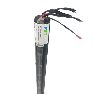 طوي الكربون الألياف سكوتر كهربائي بطارية ليثيوم أيون حزمة 25.2V 8.8Ah 7S 4P بطارية سكوتر كهربائي - Product Image 5