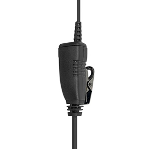 Écouteur radio LSENG en forme de G avec crochet d'oreille, prise jack 2,5 mm à broche unique, anneau <span class=keywords><strong>orange</strong></span>, PTT intégré - Product Image 3