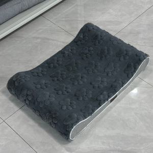 ETRIP PET Vente en gros Lit orthopédique de luxe pour chien, lit pour chien lavable gris avec fond antidérapant, lits pour animaux de compagnie - Product Image 4