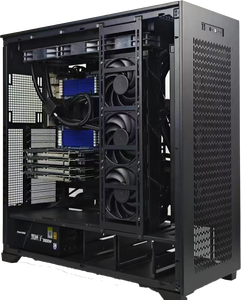ODM&OEM 3rd 4th 5th Generation Water-Cooled Supercomputer <b>Workstation</b> 4-Way GPU 4090 Cards 4 Host GPUs 1920x1080 Stock Workstati - Product Image 1