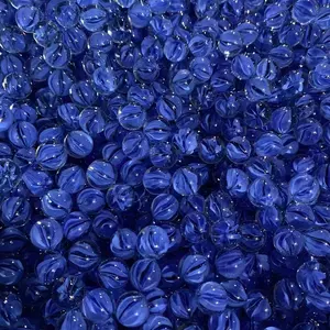 Intelligent Funny Colored glass beads 10mm large glass marbles for sale glass round bead For Kids Play