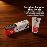 Betún para Zapatos con Lanolina, Acondicionador de Cuero para Uso Diario, Renueva la Superficie del Cuero Vacuno de Zapatos Formales y Brillo Duradero
