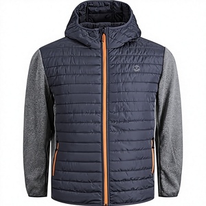 Men's Lightweight <b>Packable</b> Puffer <b>Jacket</b> Waterproof Winter Hood <b>Jacket</b> Custom <b>Packable</b> Quilted Puffer <b>Jacket</b> With Storage Pouch - Product Image 1