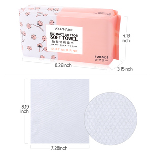 Toallas Faciales Desechables Ecológicas YOUSHA, con Logotipo Personalizado, Toallitas Secas No Tejidas, Marca Privada OEM, al por Mayor para Salón, Spa, <span class=keywords><strong>Hotel</strong></span> - Product Image 6