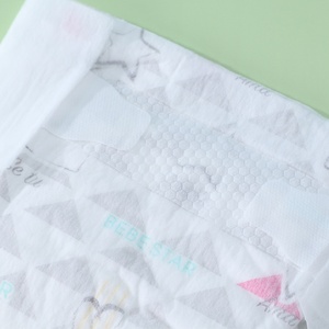 Adjustable Premium Disposable Breathable Cloth Diapers 3D Leak Prevention Organic Cotton Top <b>Sheet</b> CE Certified Printed Babies - Product Image 3