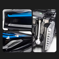 Faro delantero con tira LED azul completa para BMW G30 G31 G38 LCI 2018-2023, conjunto de faros modificado con señal de giro dinámica