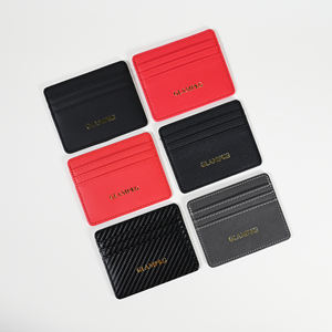 Glampkg 10*8 cm Slim Minimalist Anti-Theft PU Leather ID Card Holder Top Délicatesse et à la mode pour les cartes de crédit - Product Image 1