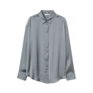 Chemise habillée OEM pour femmes pour boutique de mode ou fourniture de magasin de détail Chemise habillée à manches longues pour femmes pour le personnel de bureau - Product Image 1