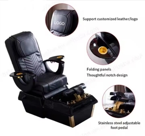 Luxury Remote Control Nail Salon Foot Spa Massage Furniture Reclining Whirlpool Pedicure Chair - Product Image 5