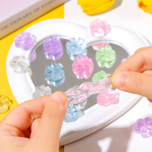 Nouveau jouet anti-stress DHF, patte de <span class=keywords><strong>chat</strong></span>, boule anti-stress sensorielle, à presser, soulagement de l'anxiété, squishies glacés, PU Mochi, anti-stress pour enfants - Product Image 4