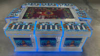 QIQU prix usine debout 8 joueurs divertissement poisson jeu Table arcade pêche jeux Machine DASHENGXIANGLONG
