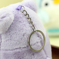 Songshan Toys Venta al por mayor: Colgante de peluche para mochila de pareja, muñeco de peluche transformable de oso y pingüino, llavero para máquina de garras