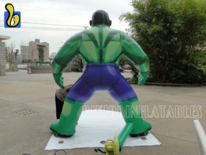 Bơm hơi khổng lồ màu xanh lá cây người đàn ông cơ <span class=keywords><strong>Inflatable</strong></span> quái vật Hulk mô hình phim hoạt hình cho quảng cáo diễu hành bóng - Product Image 3