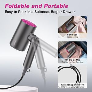 Secador de pelo de iones negativos portátil OEM con caja de Color, secador de pelo <span class=keywords><strong>eléctrico</strong></span> profesional de secado rápido, frío y caliente, uso de plástico para el hogar - Product Image 5