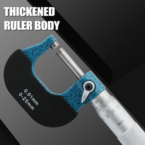 Hoge Precisie <span class=keywords><strong>0</strong></span>.001 Buitendiameter <span class=keywords><strong>Micrometer</strong></span> Meetgereedschap <span class=keywords><strong>0</strong></span>-<span class=keywords><strong>25Mm</strong></span> 25-50Mm 50-75Mm Oem - Product Image 2