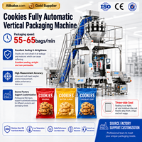 Machine d'emballage verticale automatique multifonctionnelle VFFS pour biscuits