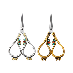 JP Trèfle Fleur Diamant Ciseaux Vintage Artisanat Rétro Petit Classique Tailleur Broderie Ciseaux - Product Image 6