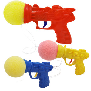 Pistola de juguete lanzadora de bolas de esponja, pistola de plástico manual para niños, juguete de exterior para niños de 5 a 7 años, unisex - Product Image 5