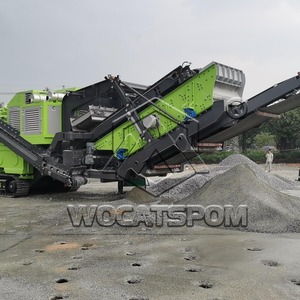 Trituradora de Impacto Móvil Certificada ISO y CE, Trituradora de Impacto sobre Orugas, Trituradora Móvil de Piedra de Río con Planta de Cribado - Product Image 3