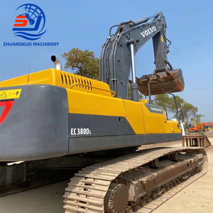 Excavatrice sur chenilles Volvo EC380DL d'occasion, 38 tonnes, durable pour l'exploitation minière et les travaux de terrassement lourds, vente chaude - Product Image 2