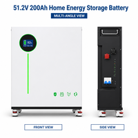 Batterie LiFePO4 à semi-conducteurs Ksafe Grade A 51,2 V 200 Ah, type sur pied, pour alimentation de secours solaire hors réseau