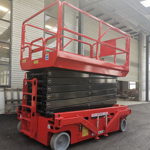 Otomatik Yürüyen Kaldırma Yüksekliği 6m 8m 10m 12m 14m Kendinden Tahrikli Mobil Elektrikli Makaslı Platform Adam Asansörü - Product Image 4