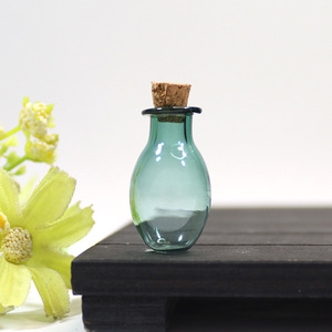 Mini-bouteilles <span class=keywords><strong>en</strong></span> <span class=keywords><strong>verre</strong></span> <span class=keywords><strong>en</strong></span> gros, petits pots colorés pour sortilèges, mini-bouteilles de potion ovales, flacons à vœux avec bouchons <span class=keywords><strong>en</strong></span> liège, bouteilles à la dérive - Product Image 5