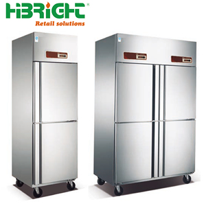 Lớn Không Gian Lưu Trữ Lưu Trữ Thực Phẩm Thiết Bị Nhà Bếp Tủ Đông Tủ Lạnh 4/6 Cửa Quạt Làm Mát Thẳng Đứng Nhà Bếp Tủ Đông - Product Image 3