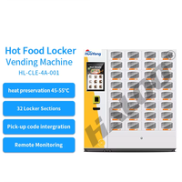 Distributeur automatique de repas chauds entièrement automatique avec armoire de chauffage thermique et fonction SDK – Fabricant