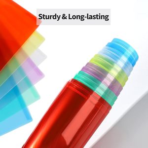 Factory Custom <strong>Size</strong> Logo Expanding File <strong>Folder</strong> Poly Expandable File <strong>Folders</strong> With Clear <strong>View</strong> Pockets - Product Image 2