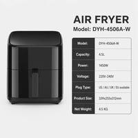 Friteuse à air OEM, prix de gros, avec boîtier de cuisson à commande facile, ensemble complet pour une cuisson sans huile, boîtier amovible, puissante