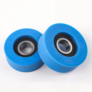 Rodillos de Repuesto para Escaleras Mecánicas y Elevadores de Aleación de Aluminio 70*25*6204 75*25*6204, Compatibles con Elevadores Mitsubishi <span class=keywords><strong>TKE</strong></span> y Xizi - Product Image 1