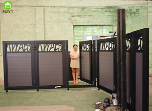 Personalización de Fábrica en Foshan: Puerta Giratoria de Aluminio de 90 Grados, Semi-Privada y Automática - Product Image 3