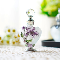 Botol Parfum Bunga Buatan Tangan, Botol Aroma Kristal Isi Ulang