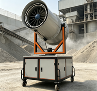 Canon à brouillard durable anti-corrosion pour environnements difficiles, équipement de lutte contre la poussière