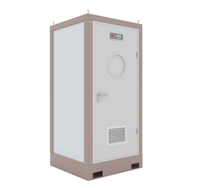 Module de douche et toilettes modulaire à panneaux sandwich pour séparation sec-humide, idéal pour le camping et les événements