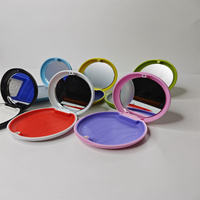 Boîte de prothèse dentaire orthodontique portable avec étui miroir de nouvelle conception et tampon en caoutchouc de silicone pour un usage domestique