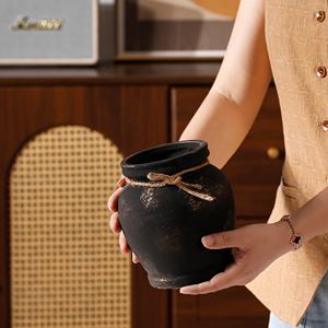 <span class=keywords><strong>Vaso</strong></span> decorativo artigianale in ceramica Vintage <span class=keywords><strong>per</strong></span> casa e giardino, soggiorno, ingresso, decorazione da scaffale - Product Image 2