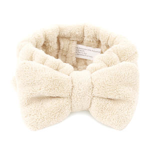 Bandeau en velours élégant avec nœud |   Parfait pour la protection des cheveux et le maquillage - Product Image 3