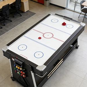 Tavolo da <span class=keywords><strong>Air</strong></span> <span class=keywords><strong>Hockey</strong></span> <span class=keywords><strong>Mini</strong></span> Personalizzabile Premium con LED, Tavolo da <span class=keywords><strong>Hockey</strong></span> da Tavolo <span class=keywords><strong>Mini</strong></span> per Bambini, Attività Competitive per Feste al Chiuso - Product Image 2