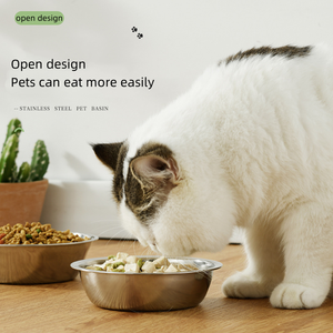 ペット猫フードフィーダーステンレススチールボウルカスタムプリントステンレス - Product Image 4